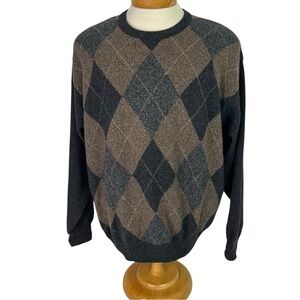 J.P. TILFORD FOR HARRY ROSEN Men’s Sweater Sz Large Vtg Merino Wool/Cashmere